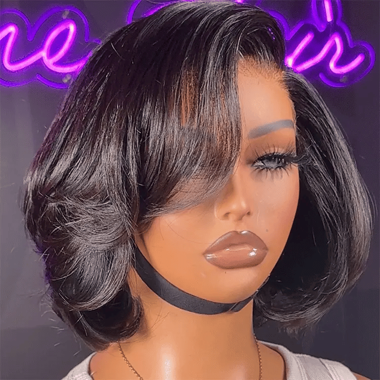 Natural Black (Layered Bob)