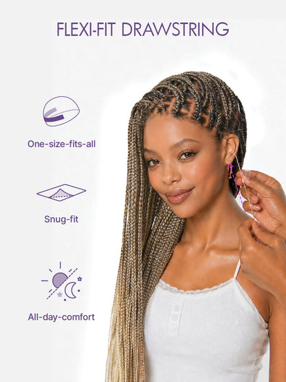 QMCMSCU® Salon Braids HD Lace Knotless Wig