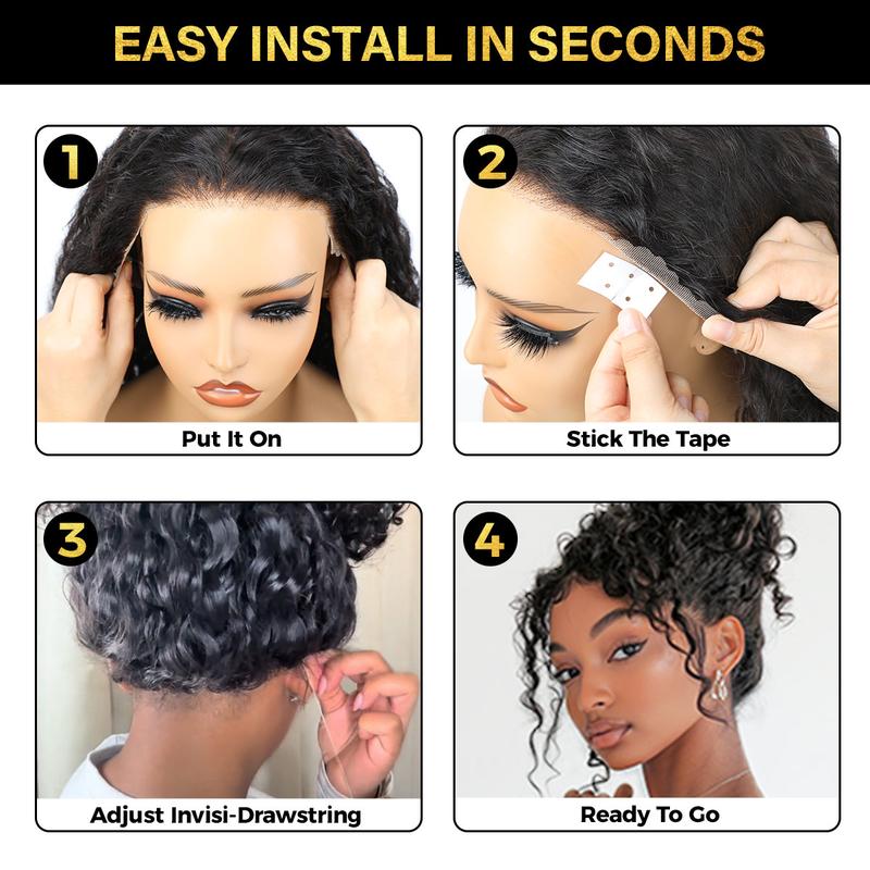Sale Happening Now: 50% OFF – Pre-Cut Lace Wig · Seamless Natural Blend