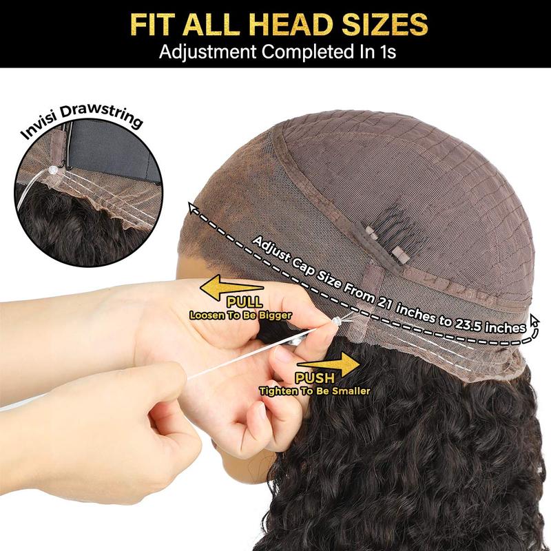 Sale Happening Now: 50% OFF – Pre-Cut Lace Wig · Seamless Natural Blend